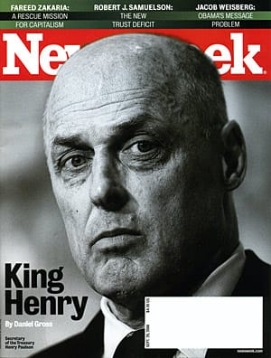 Henry Paulson on Newsweek