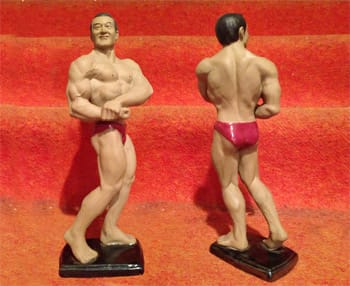 Body builder figurine from China