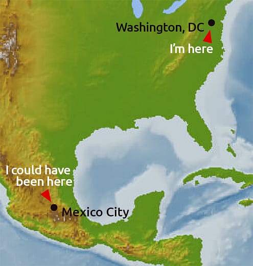 US-Mexico Map