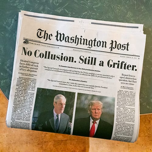 No Collusion. Still a Grifter