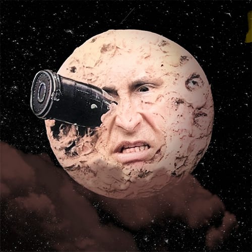 Putin as the Man on the Moon