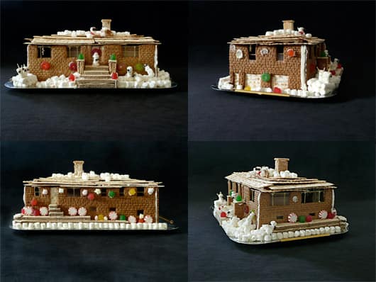 ranch style gingerbread house