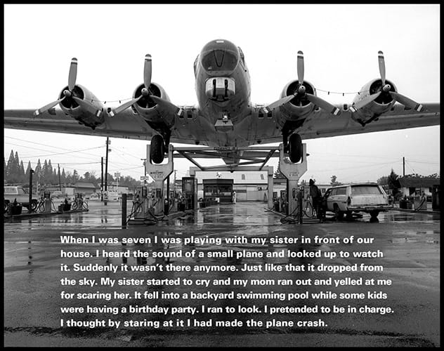 Photo of B-17 as a gas station