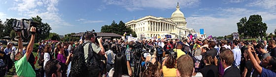 Protest for Furloughed Federal Workers, Capitol Hill
