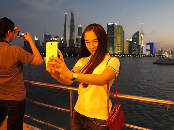 Selfie, River Cruise, Shanghai